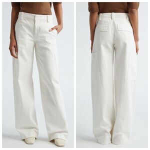 Vince Wide Leg Pants in Cream